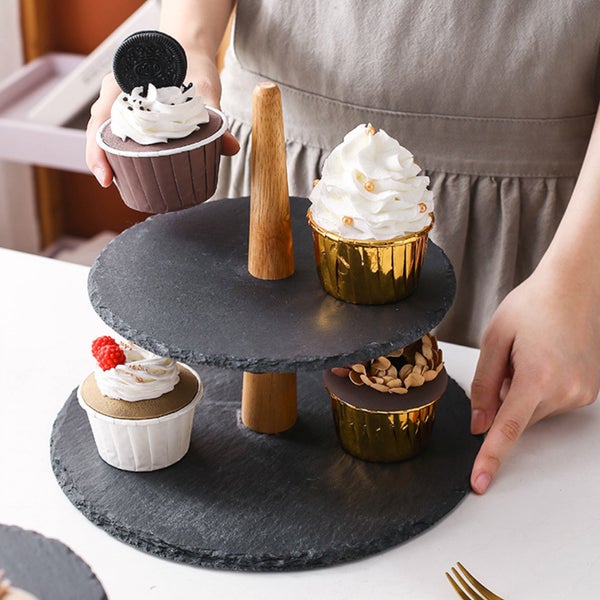 Granite Cup Cake Stand