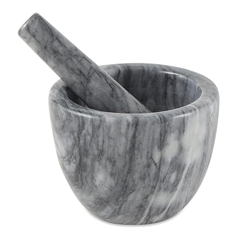 Marble Mortar and Pestle