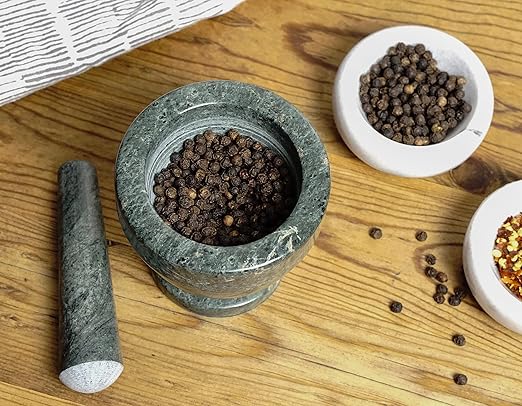 Marble Mortar and Pestle