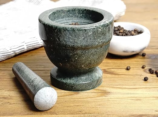 Marble Mortar and Pestle