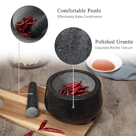 Granite Mortar & Pestle